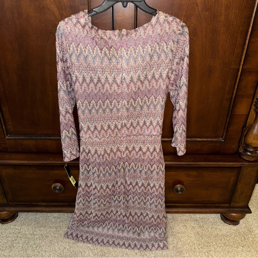 NWT Alex Marie Multicolor Zigzag Dress - Picture 5 of 5